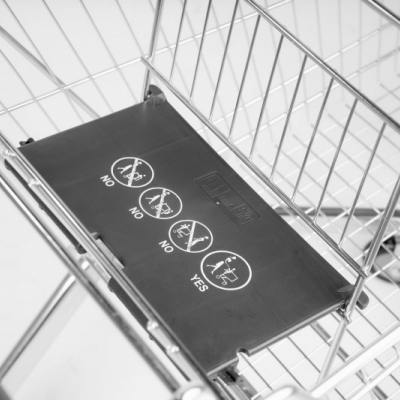 Carucior supermarket metalic TEK 100  - Frigosztufi